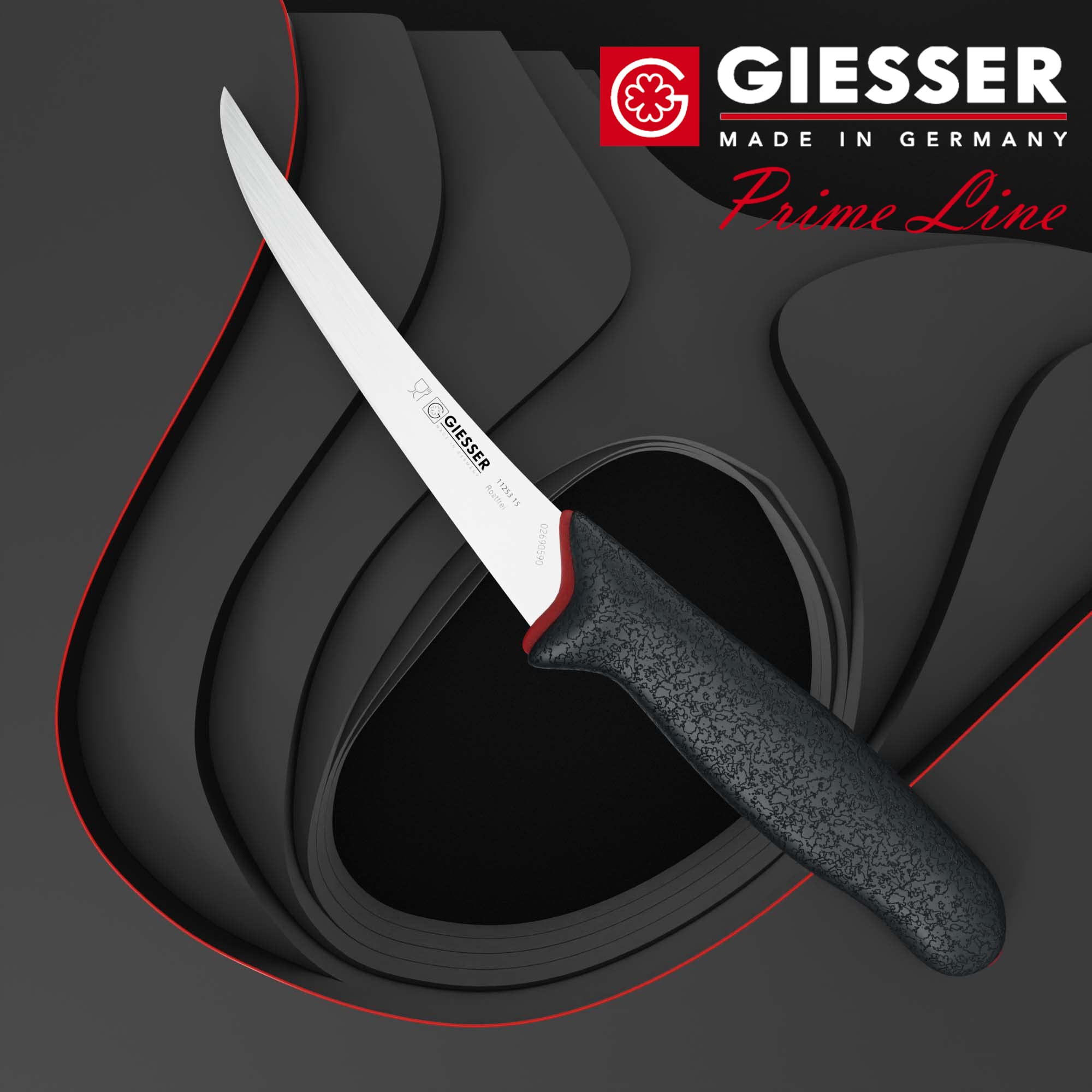 Giesser Cuchillo deshuesador PrimeLine 15 cm hoja flexible inoxidable apto para lavavajillas