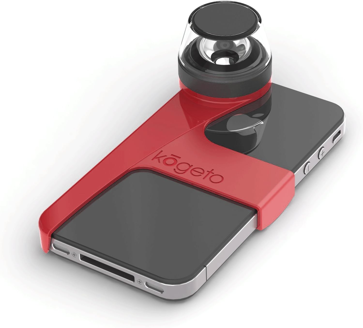 Kogeto Panoramic Accessory for iPhone 4 - Red