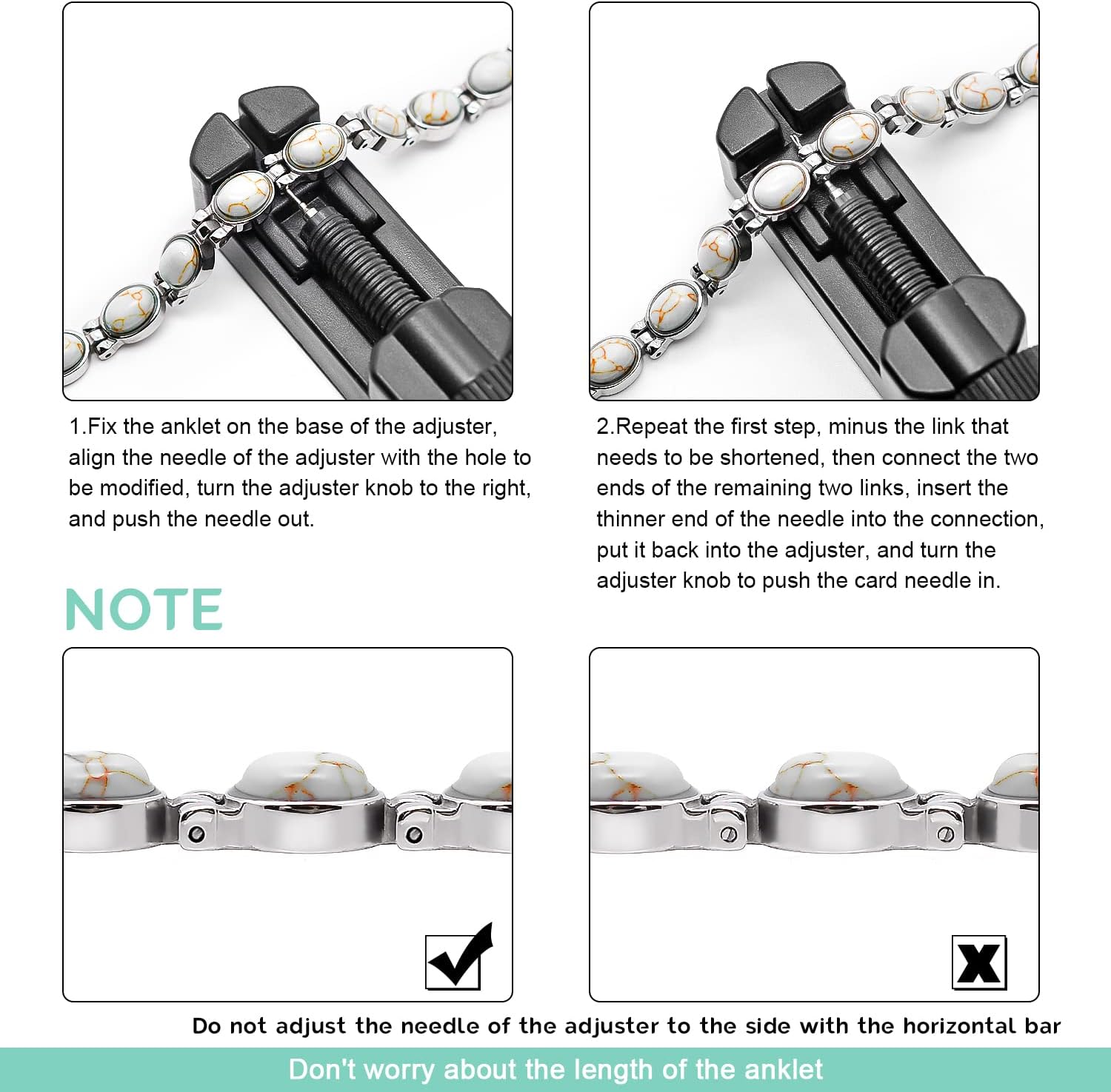 JEROOT Ultra Strength Magnetic Bracelets, Bracelet for Women and men, 3500-6000 Gauss Neodymium Magnets, Magnetic Field Therapy Jewelry Gift Comes With Adjustable Tools - Image 7