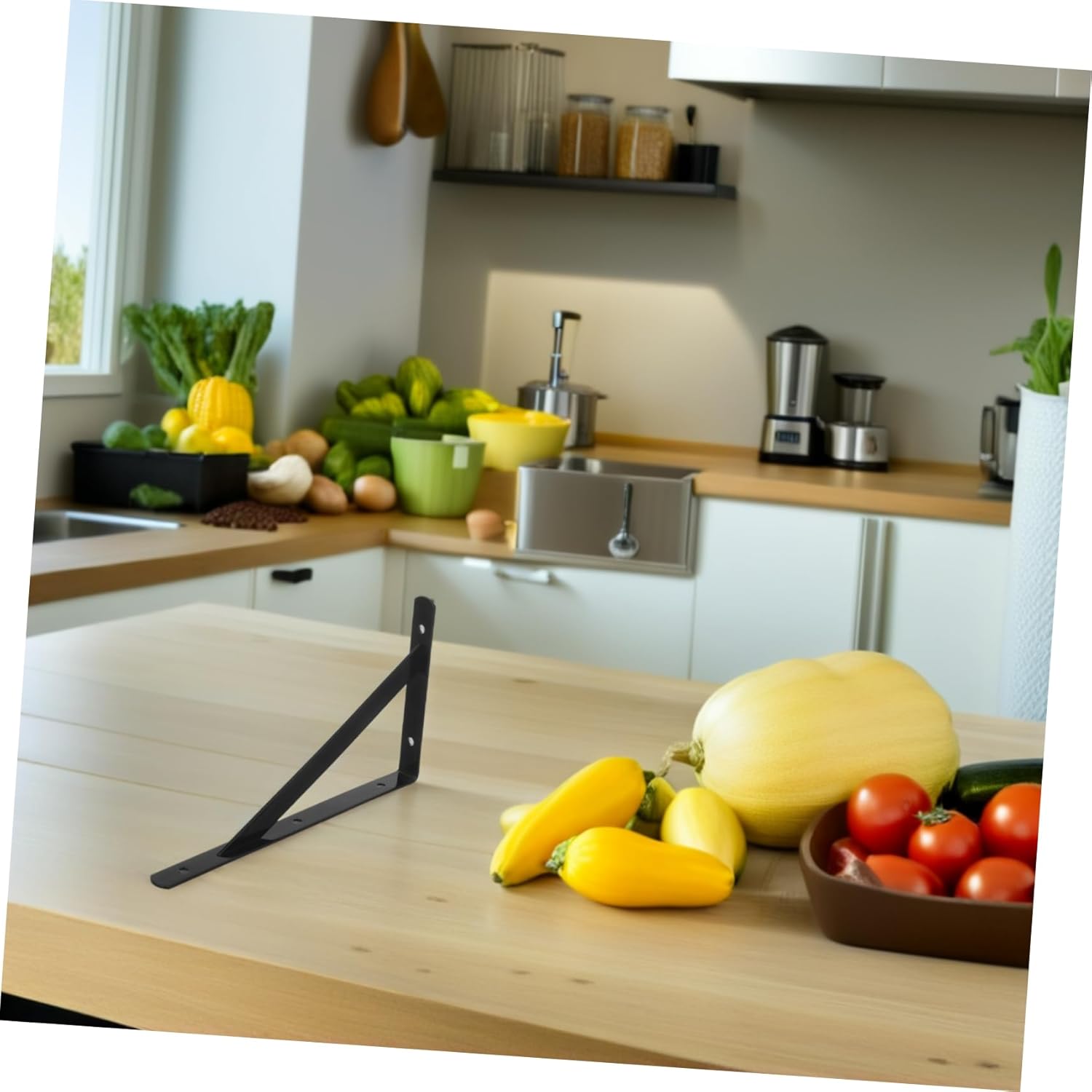 12PCS Heavy Duty Iron Shelf Brackets Wall Mounted Decorative Corner Brackets for Wood Shelving Sturdy Support for Floating Shelves Easy Installation with Screws Versatile Use Home