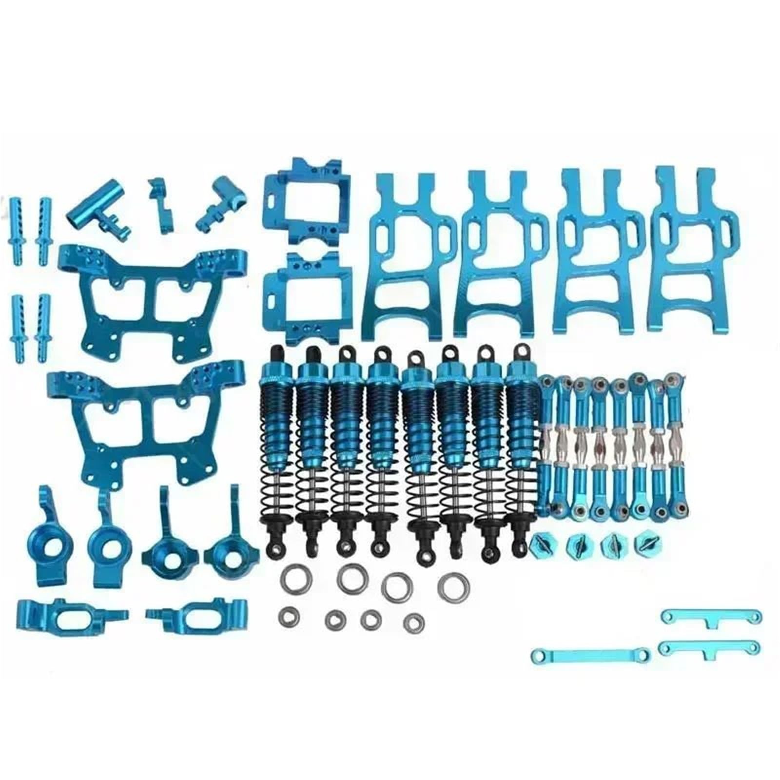 Per Hsp 94111 94108 1/10 Rc Auto Parti Aggiornamento Lega Alluminio Blu Cornici Articoli Esposizione Camion Crawler Monster Accessori Decorativi Ricambi Modellini RC