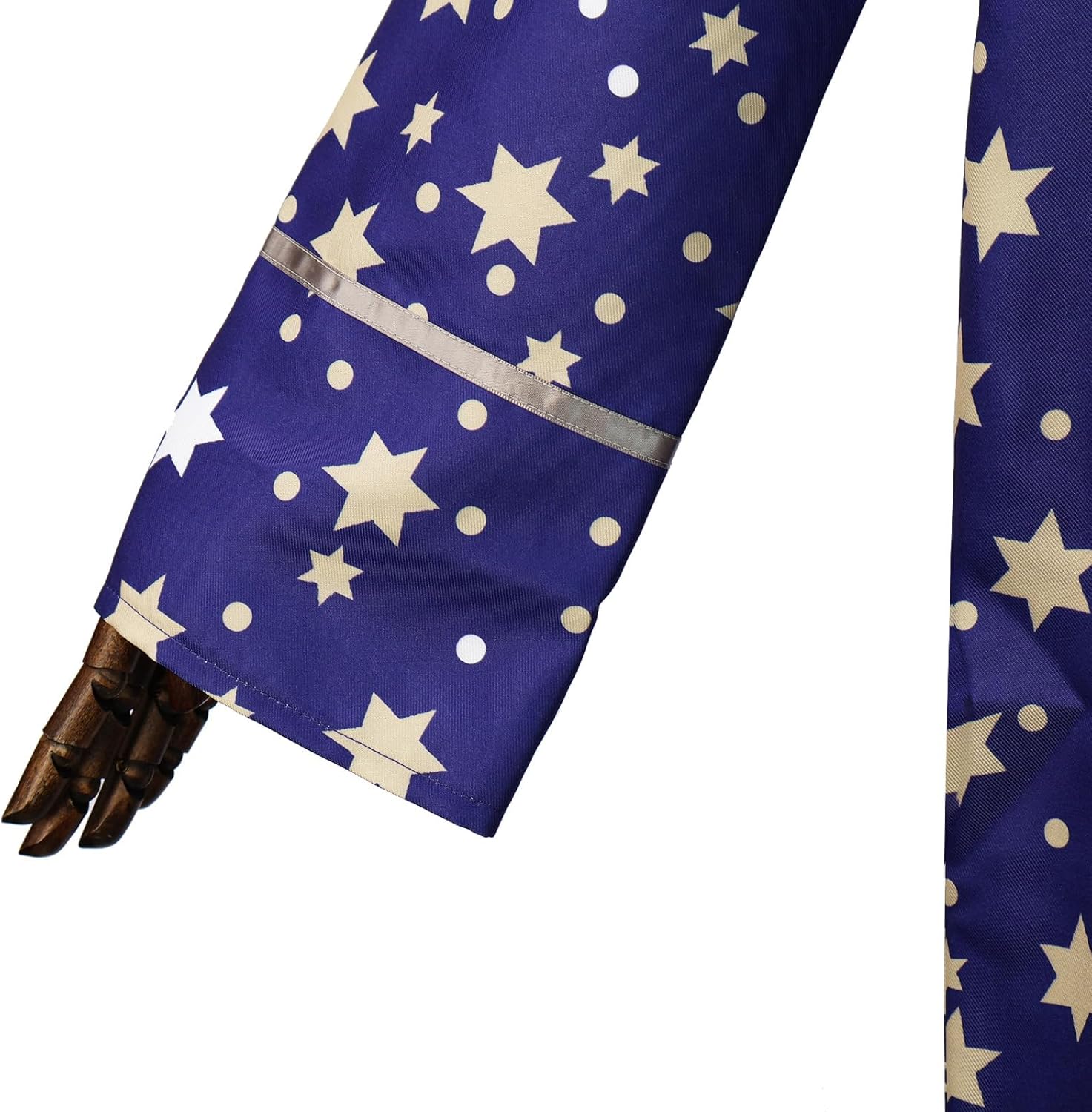 Adults Wizard Costume Wizard Cloak Stars Magician Cape and Hat Witch Cloak