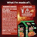 Nissin Geki Korean Ramen – Spicy Veg Vegetarian Instant Noodles with Gochujang Flavour, 5 in 1 Pack, 400g gallery image