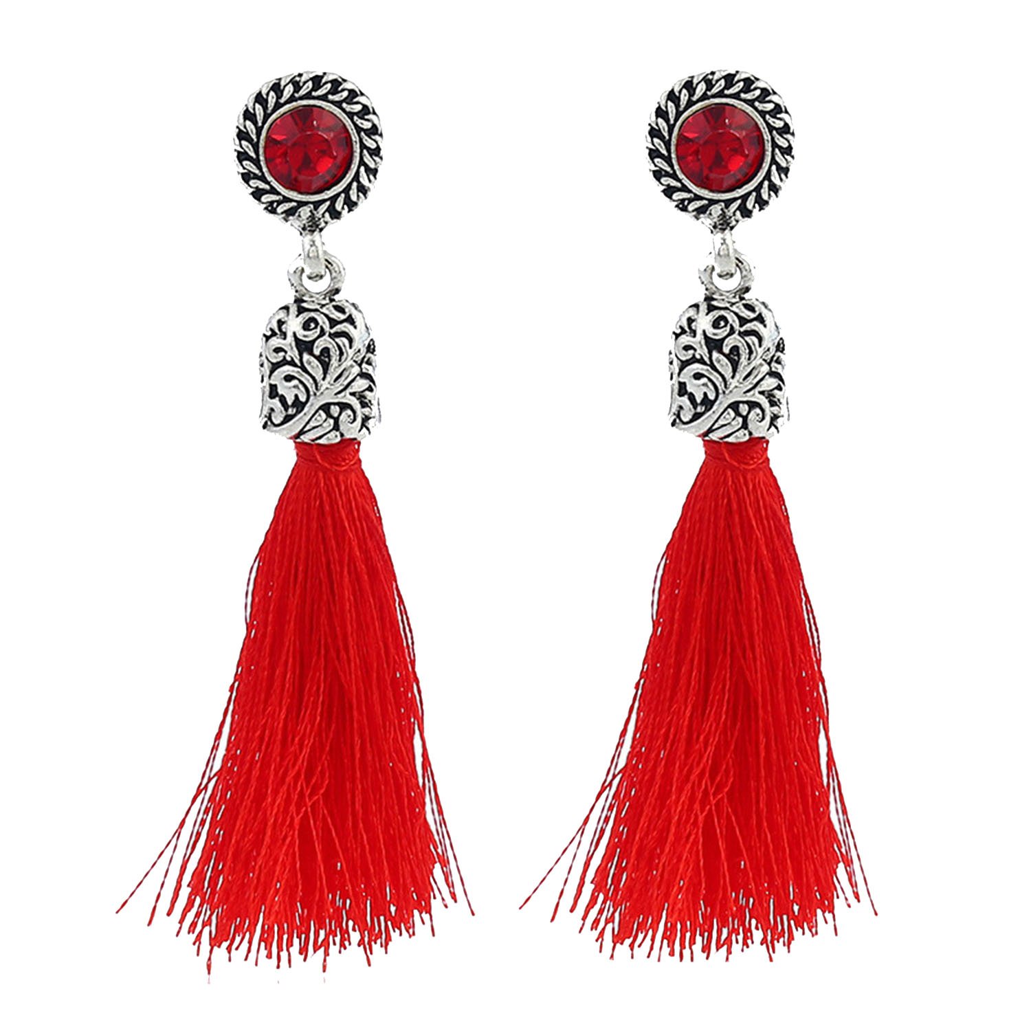 fashion popular wild earrings Simple temperament line earrings Long delicate tassel earrings