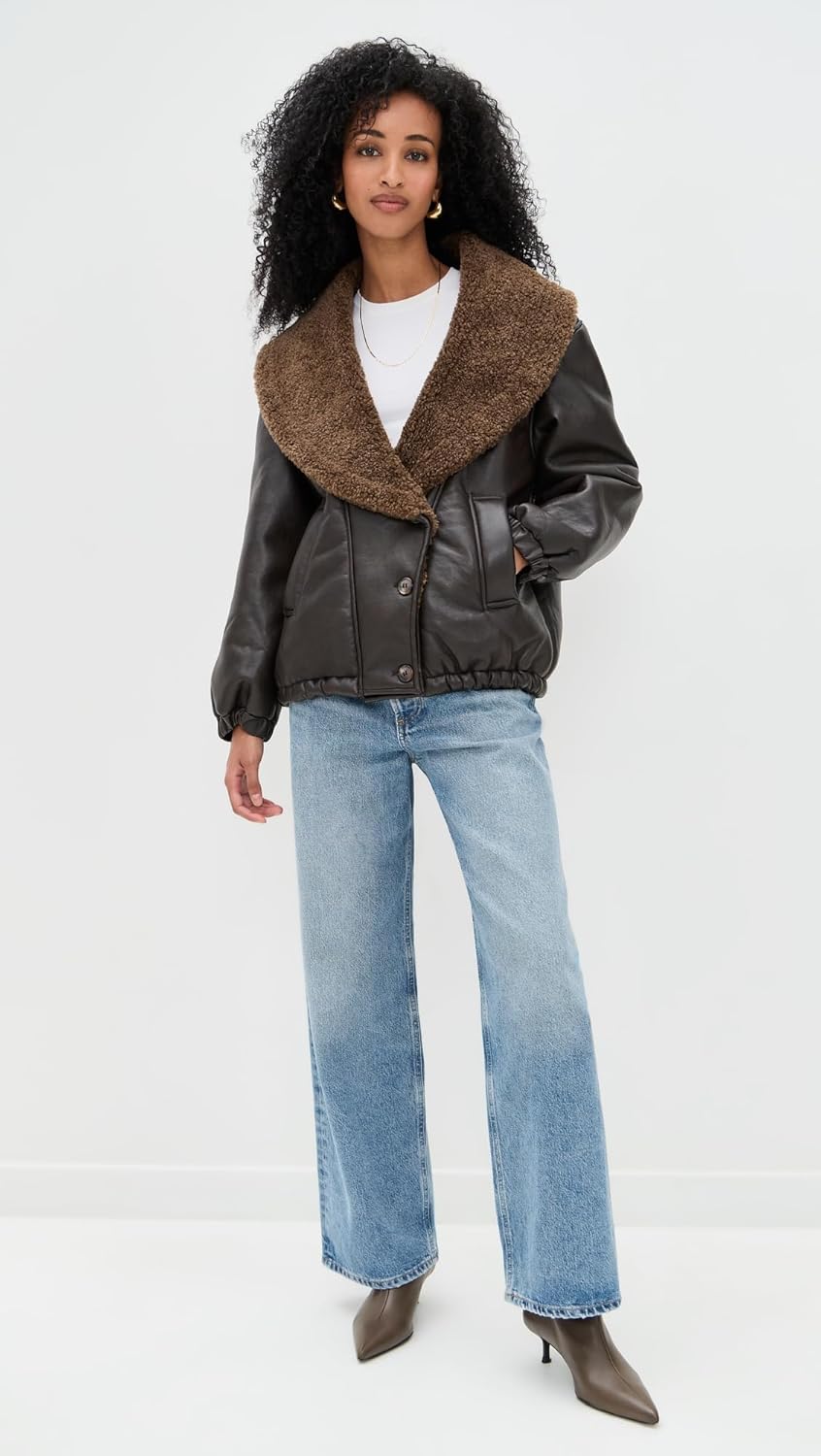 [BLANKNYC] Women's Icon Status Faux Leather Puffer - Image 3