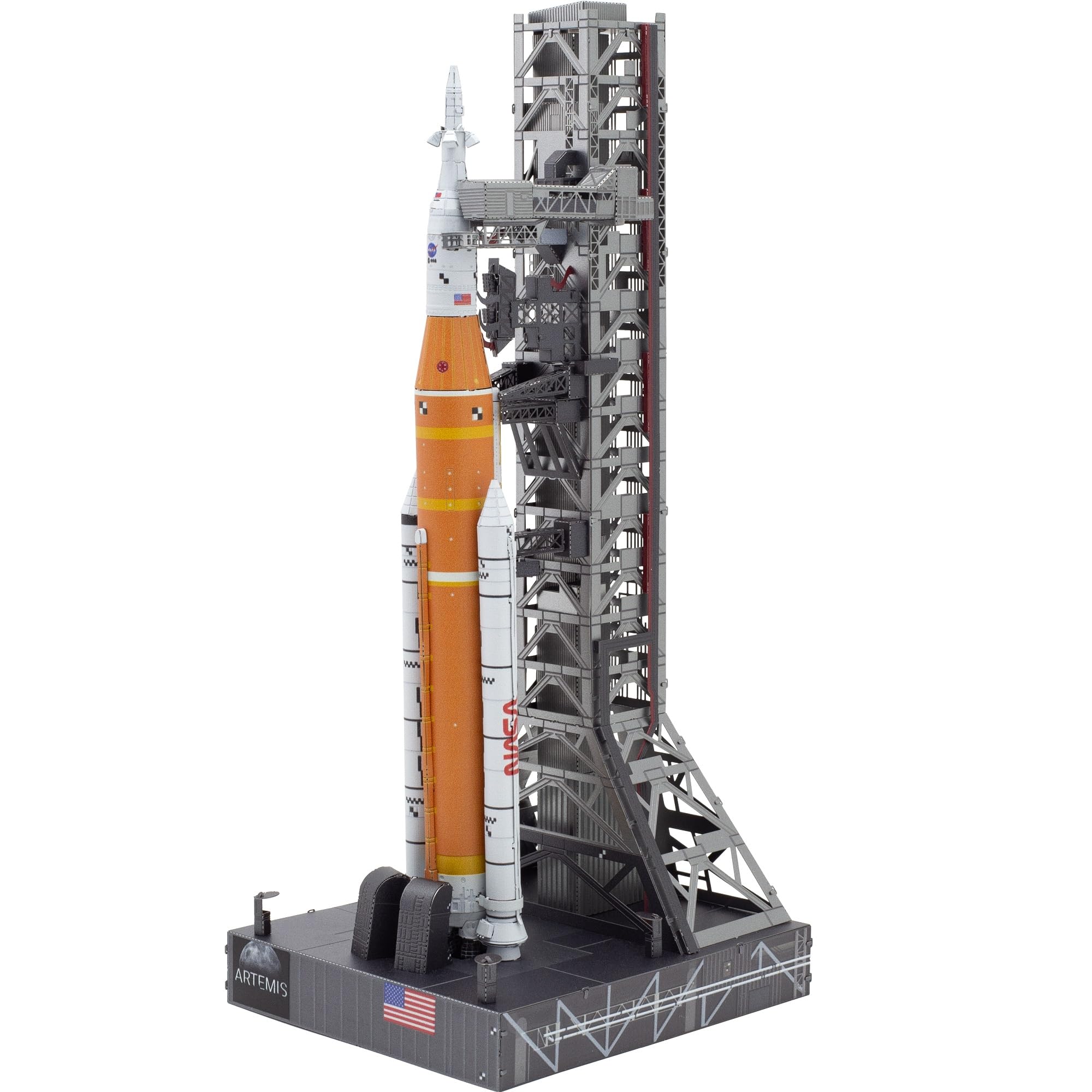Metal EarthPremium Series Artemis Moon Rocket 3D Metal Model Kit Fascinations