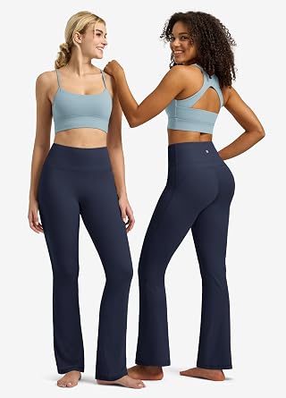 Willit Butterflux Yoga Pants Women Flare Workout Leggings for Women Tummy Control High Waisted Flare Yoga Legging 29 31 33
