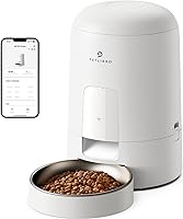 Vista 1 de PETLIBRO Automatic Cat Feeder, Wi-Fi Rechargeable Cats Food Dispenser Battery-Operated with 30-Day Life, AIR 2.4G Wi-Fi Timed Pet Feeder for Cats &