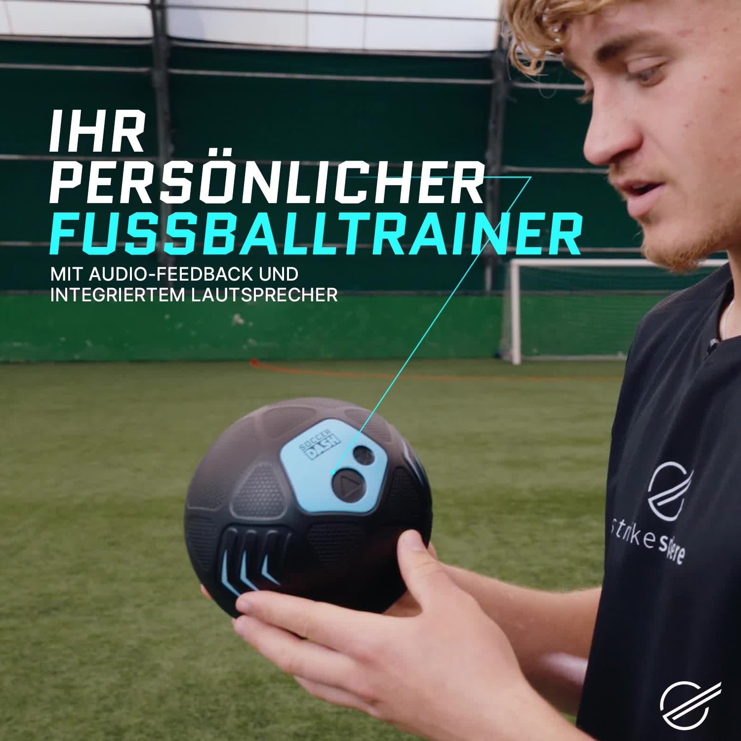 Strikesphere Soccer Dash – Dein Trainingspartner für mehr Dribbelstärke, schnellere Reaktionen und perfekte Ballkontrolle. Mit KI-Technologie für stetigen Fortschritt – allein oder im Team.