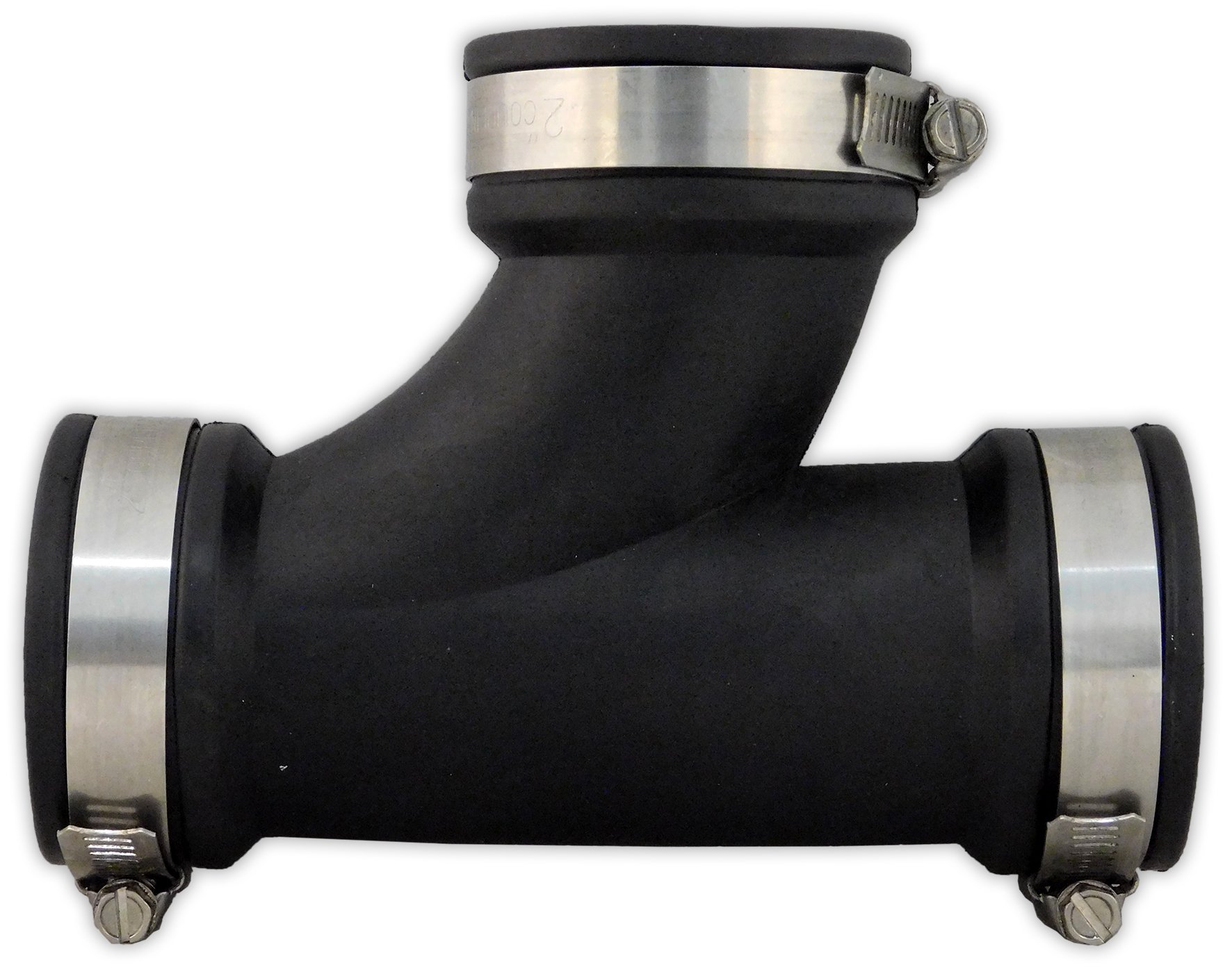 Aquacadabra Rubber 2" Tee Pipe Adapter for Pond & Garden Systems