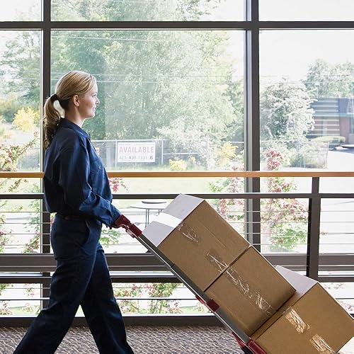 Miniatura 4 de Knack carretilla de mano de aluminio con capacidad de 160 libras, plegable a 2 pulgadas, Anaranjado