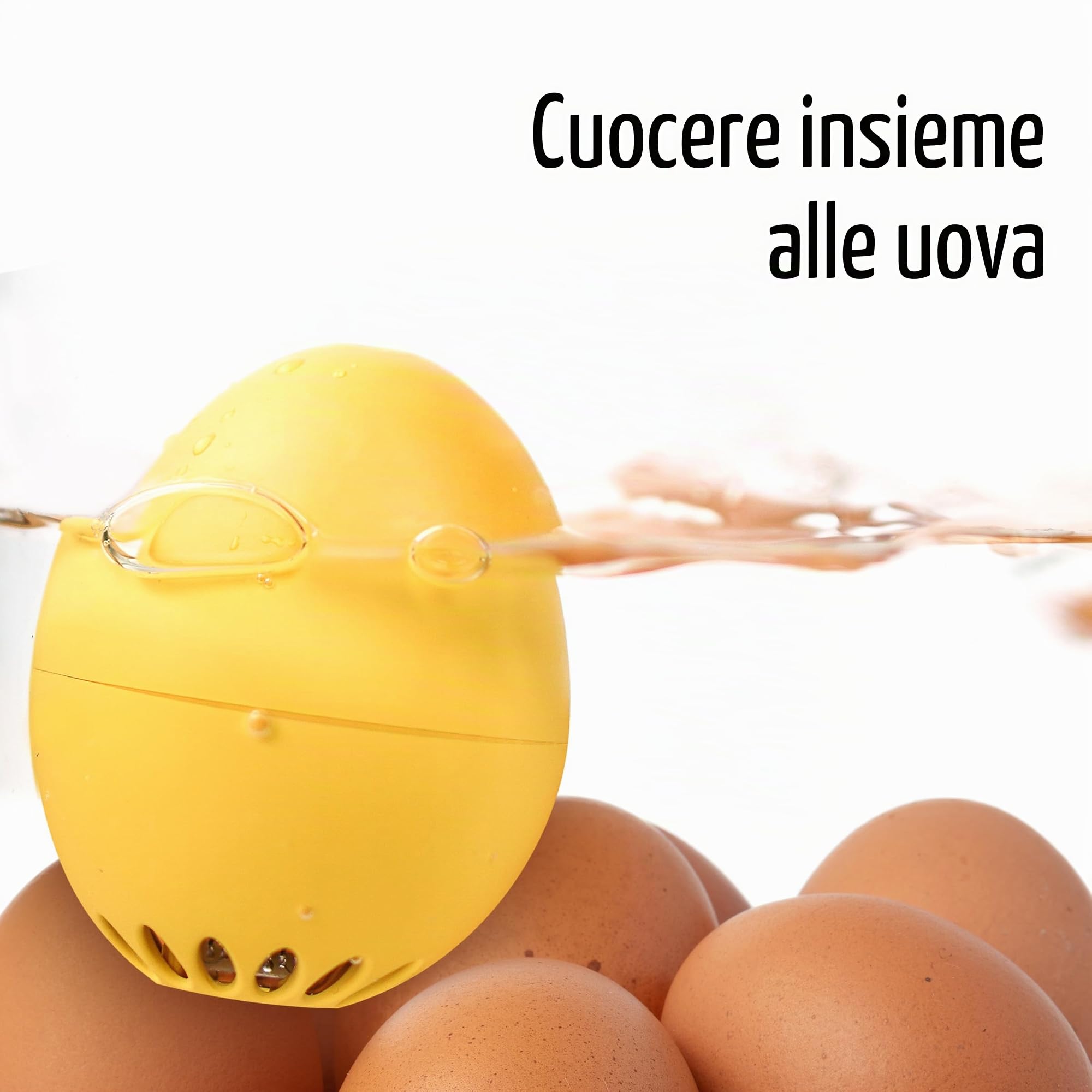 Rock PiepEi - Timer per uova cantante da cucinare, cuociuova per 3 gradi di durezza da uomo, divertente cuoco – musica Eggtimer – Brainstream