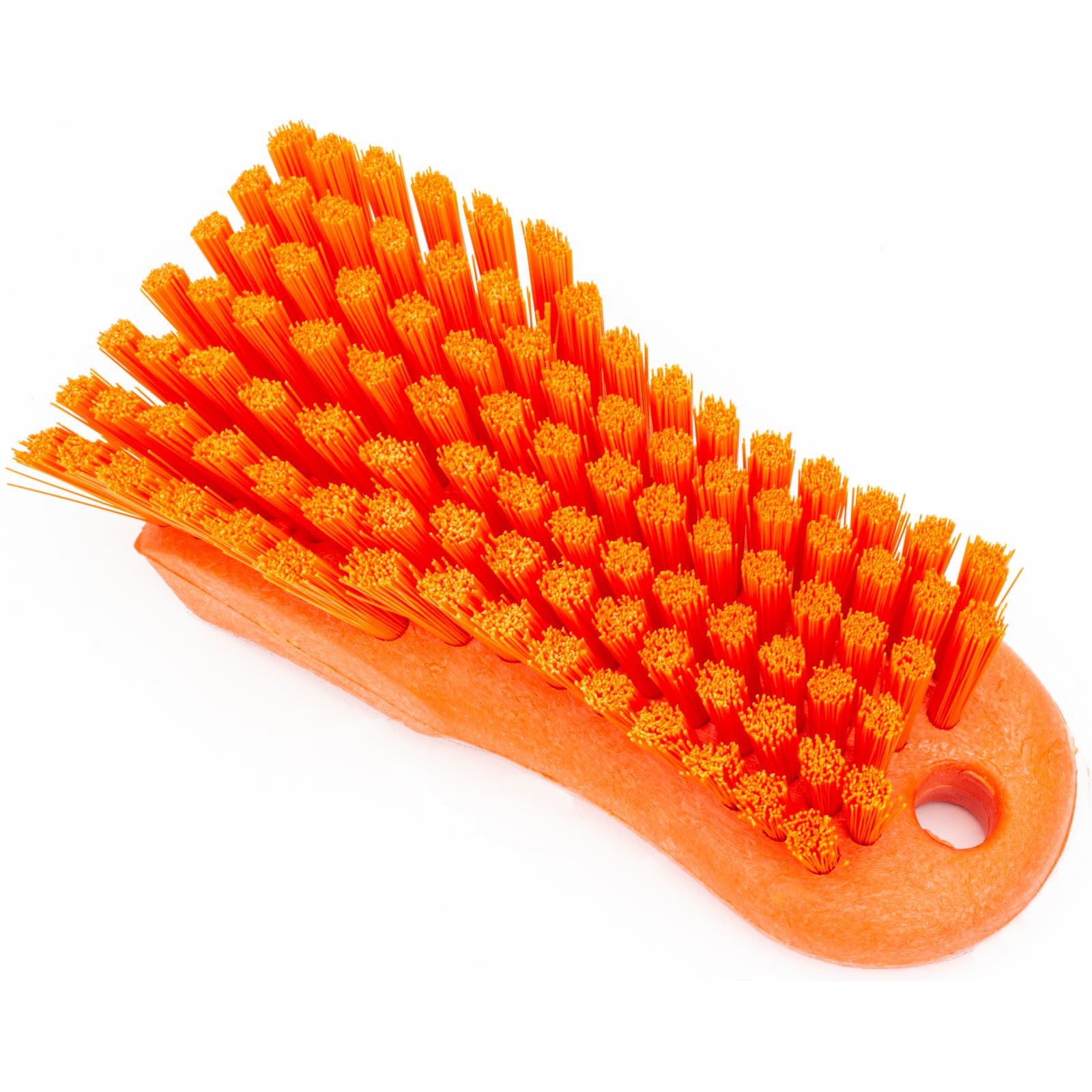 Brosse à main et à ongles orange Carlisle Paddles pour un nettoyage efficace au quotidien
