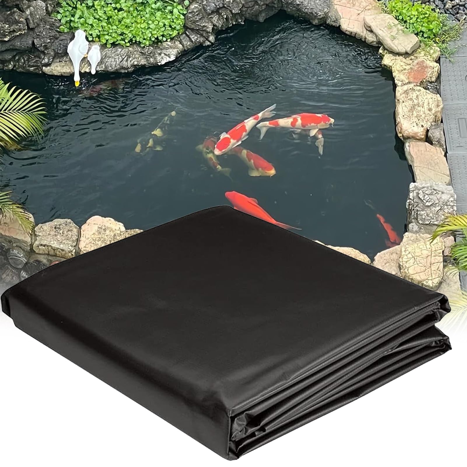 Bâche Pour Bassin – HDPE 0,13 Mm – Étanche, Résistante Aux UV – Taille 3x4m à 10x15m - 4