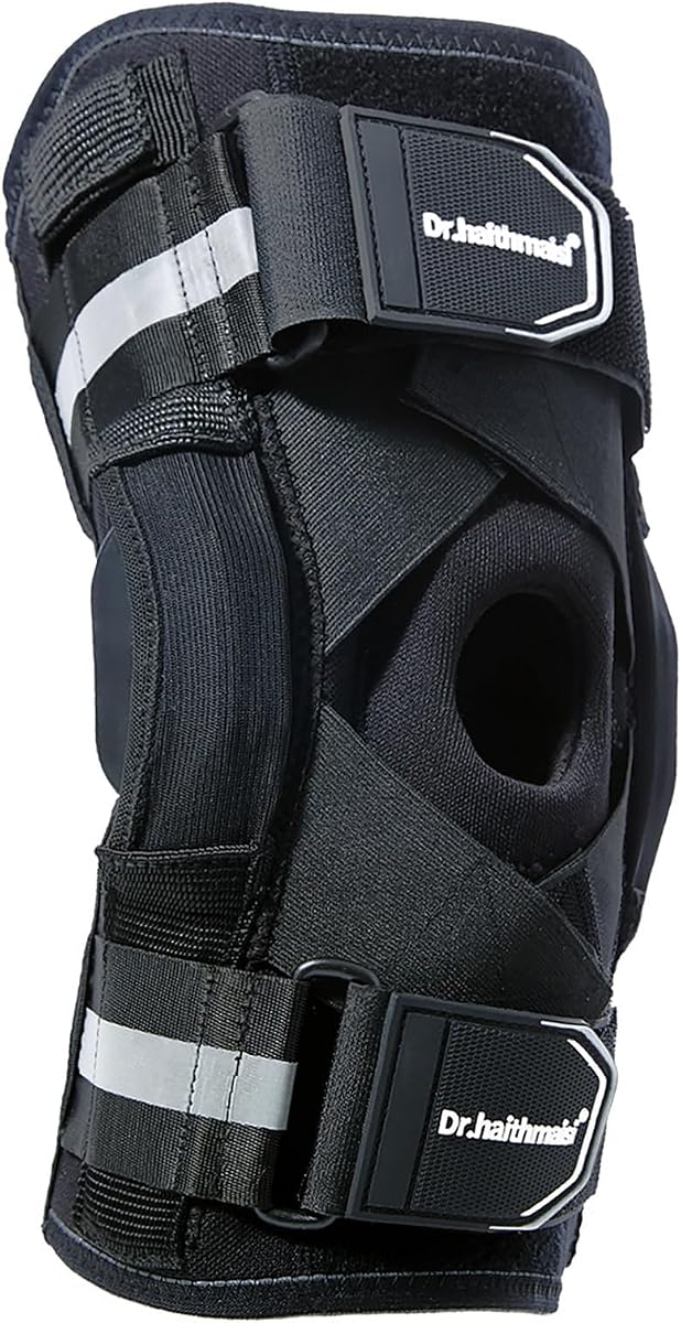 Hinged Knee Brace for Men,Women,Knee Pain,Arthritis,Meniscus Tear(Medium) | Professional knee braces with side stabilizers,Breathable,Adjustable,Heavy duty,ACL,MCL injury,Sports,Running,Football,Daily