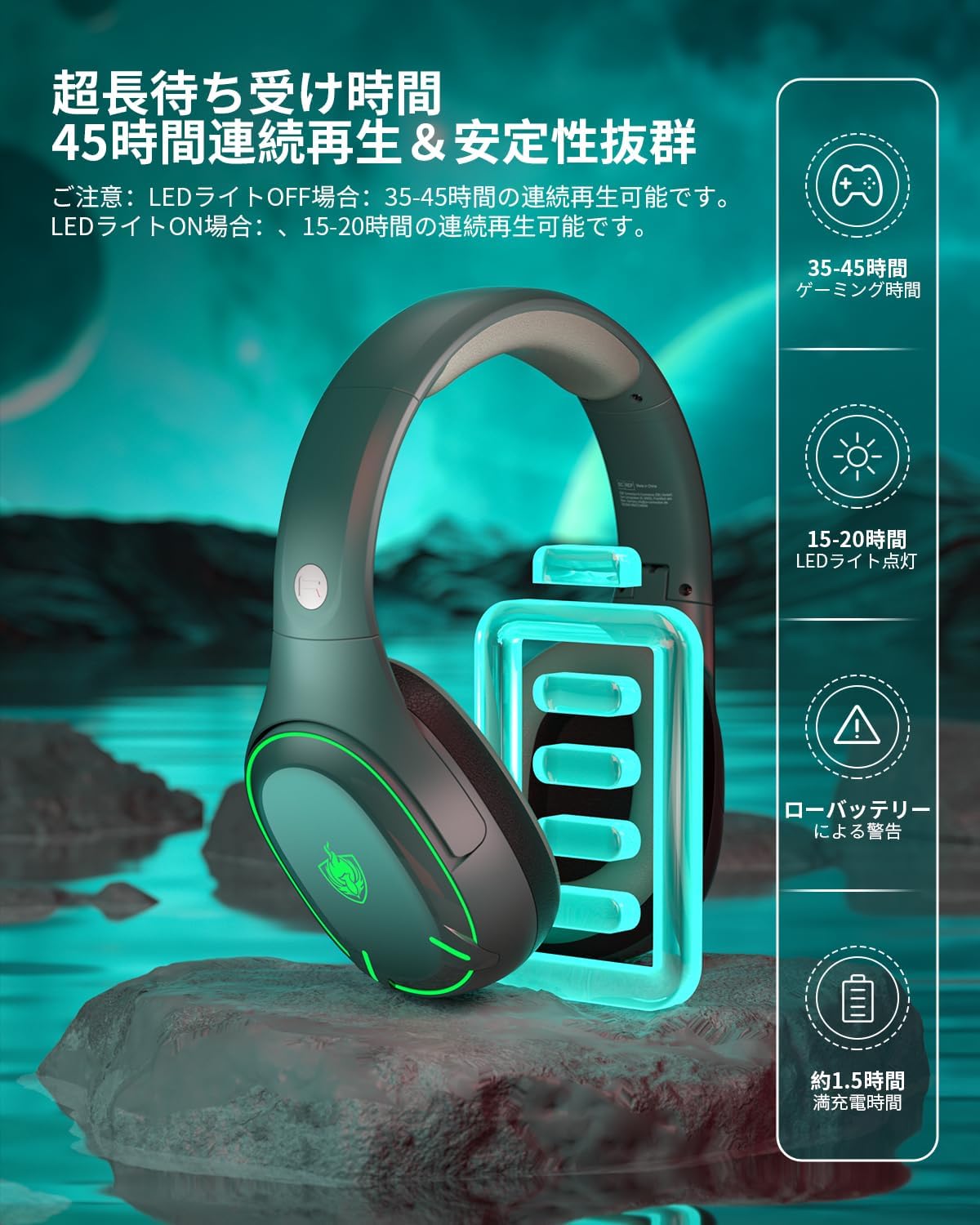 Headset Battery Life Indicator