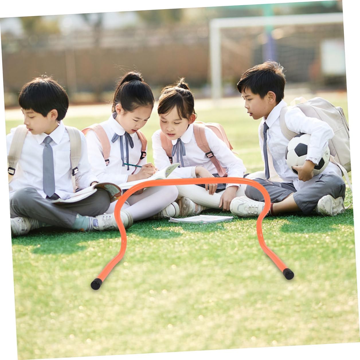 Homoyoyo Agility Hurdles 3pcs 15cm Plastic Speed Hurdles Soccer Training Equipment for Youth Sports and Football Practice