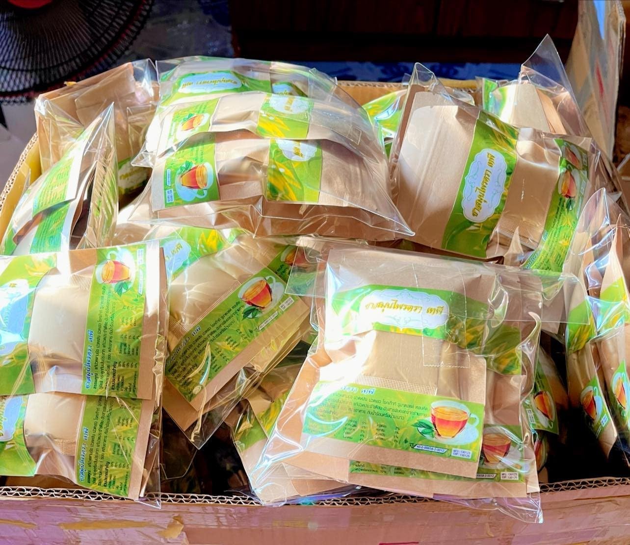 Thai Tea Bags, (5 Pack, 25 Teabags)