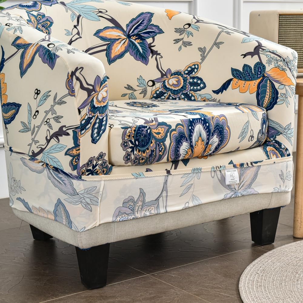 Fundas sillas Chesterfield Fundas Sillon 1 Plaza Estampada Funda Sillon Tullsta Chesterfield Elastica 2 Piezas