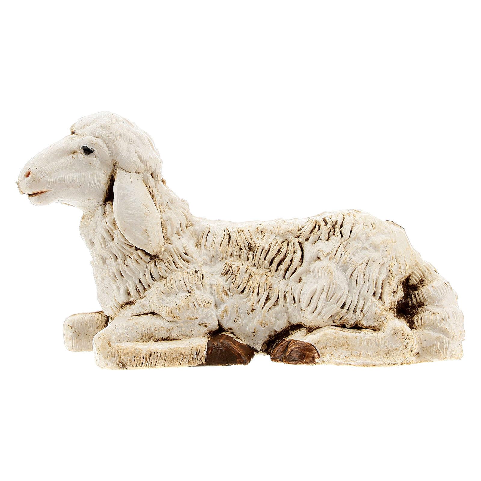 4 Moutons En Plastique Pour Crèche De Noël Holyart - Hauteur 3,5 Cm, Largeur 4 Cm - Figurines Assorties - 3