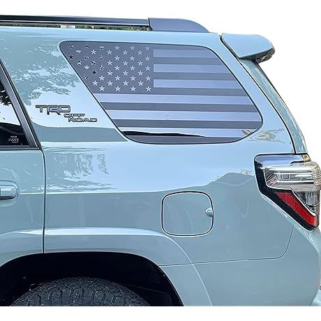 Rear Window American Flag Decal for 2023 4Runner