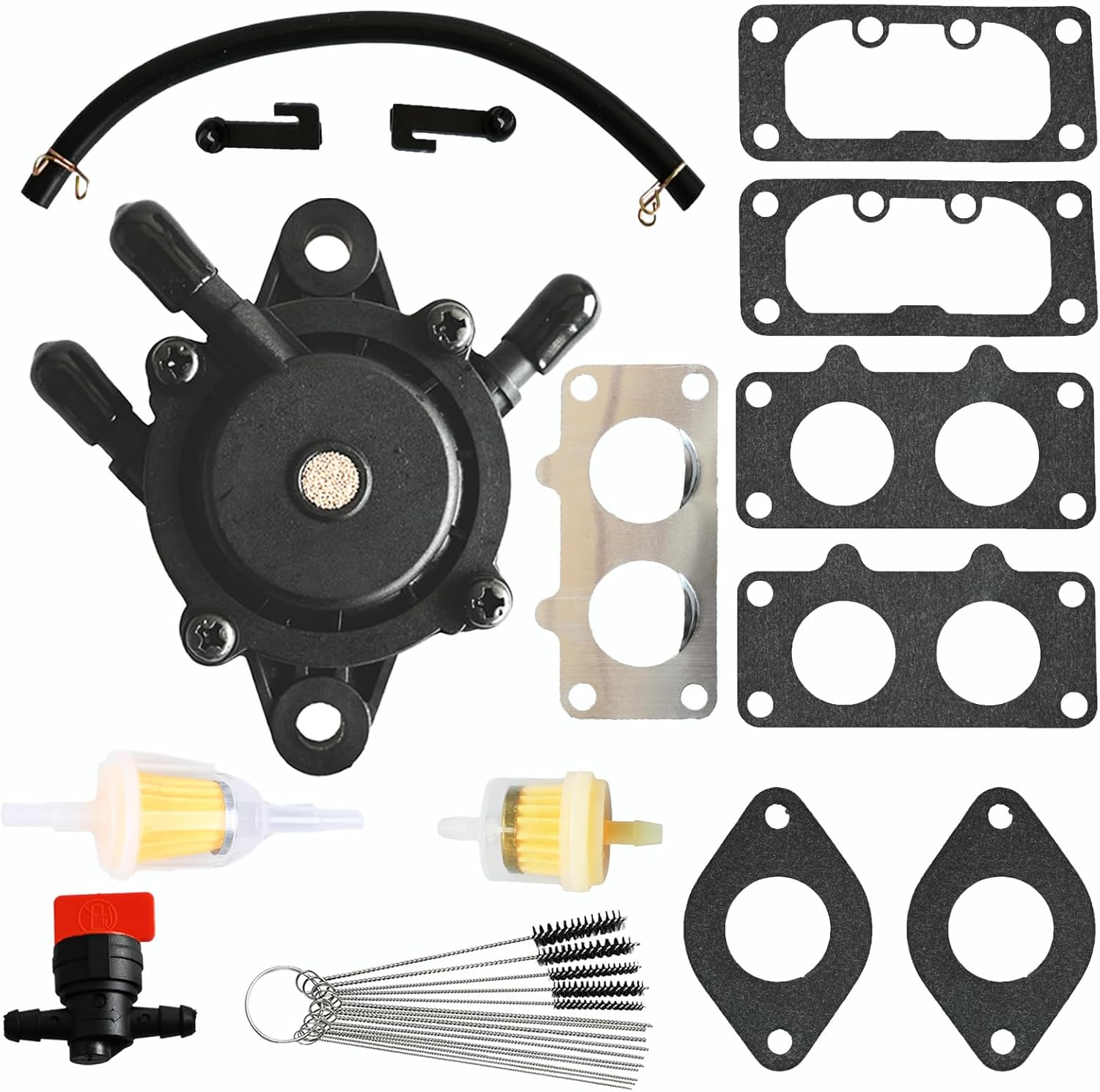 844373 Carburetor Compatible with Lawn & Garden Equipment B&S Engine Carb Replace for 386447-0051-G1 386442-0115-E1 Part