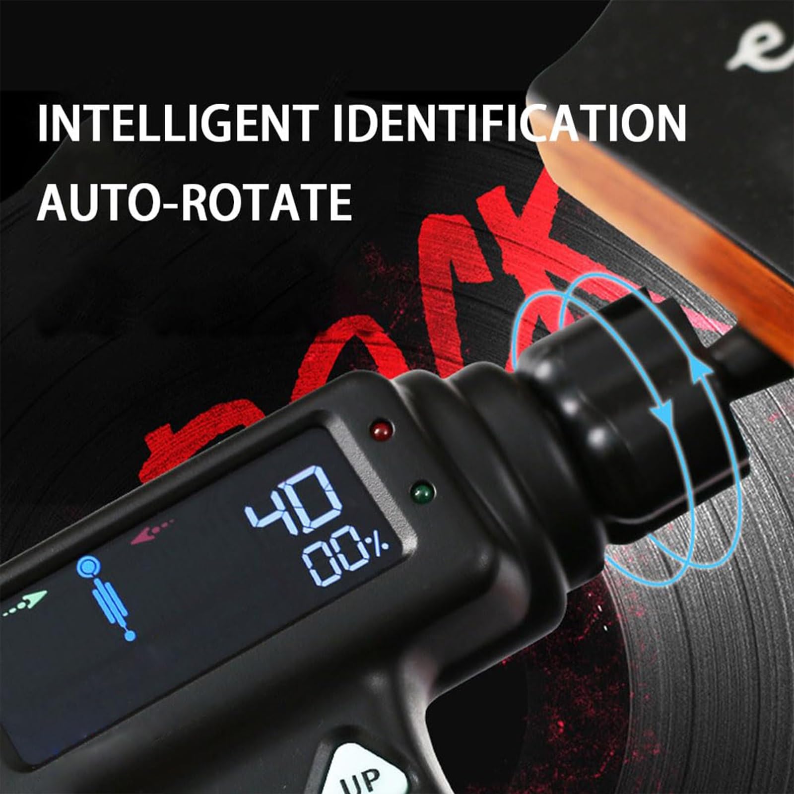 Afinador de guitarra, afinador eléctrico automático con pantalla LCD, profesional para guitarras acústicas y eléctricas, batería integrada de 2600 mAh, incluye cargador de guitarra