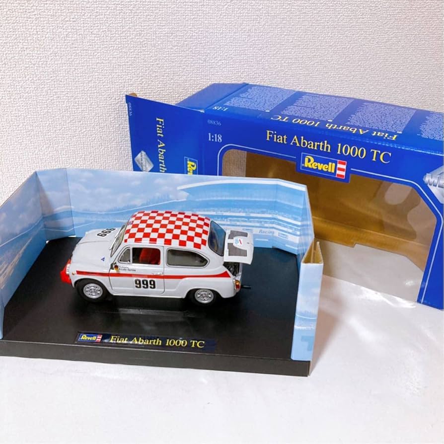 【美品】フィアット•アバルト 1000 TC ミニカー Amazon | Revell フィアット アバルト 1000 TC 1/18#999 【レベル Fiat