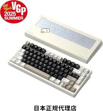 WOBKEY Rainy 75 KeyboardTyping Sound Like Raindrops Mechanical Keyboard 3-Way Connection OS Compatibility Hot-Swappable and VIA Support Customizability Gasket Design Aluminum Material RGB Backlight