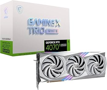 MSI Gaming RTX 4070 Ti Super 16G Gaming X Trio Placa Gráfica