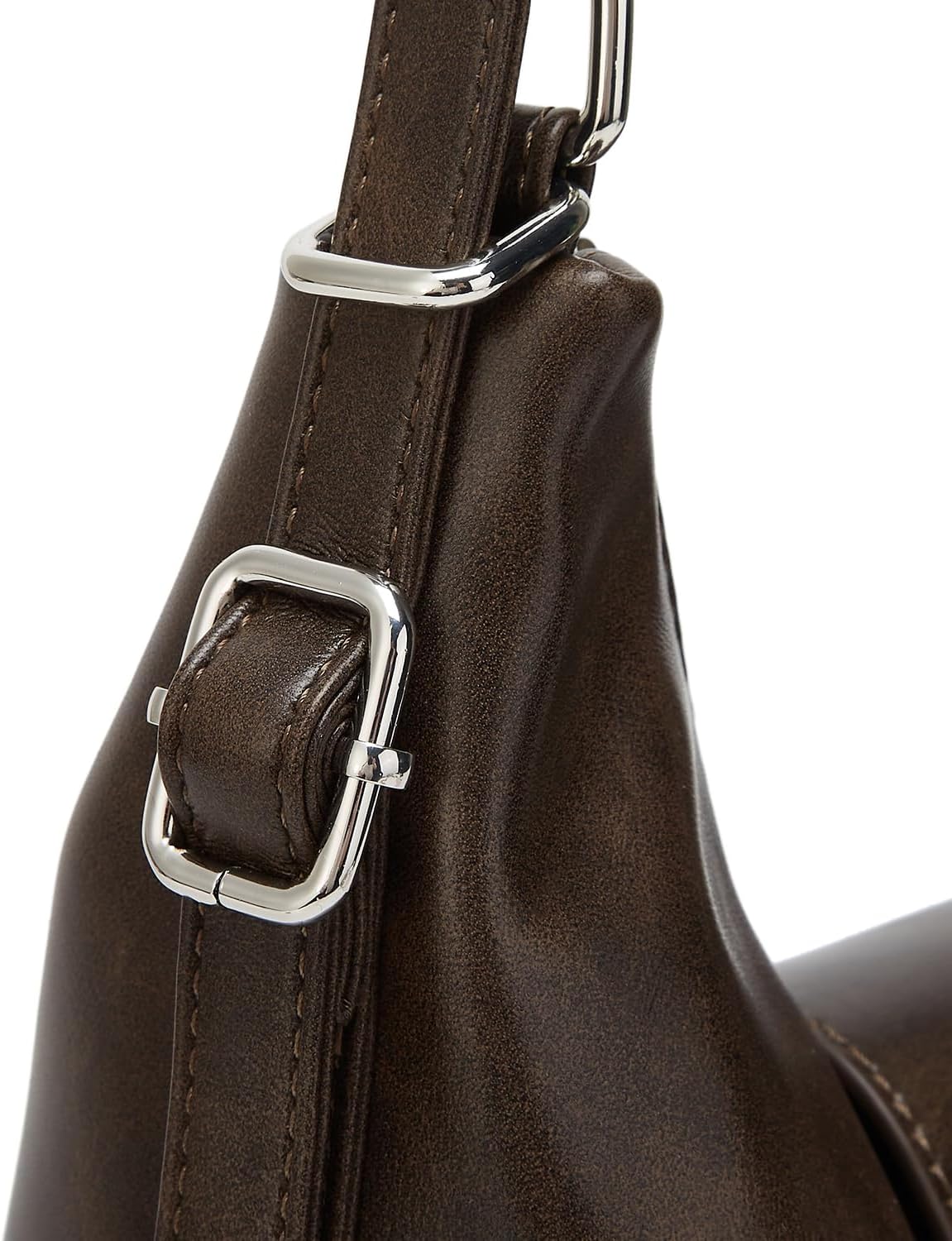 Retro Stylish PU Leather Hobo bag Tote Commute Purses Large Shoulder Crossbody Purses Convertible Bags - Image 2