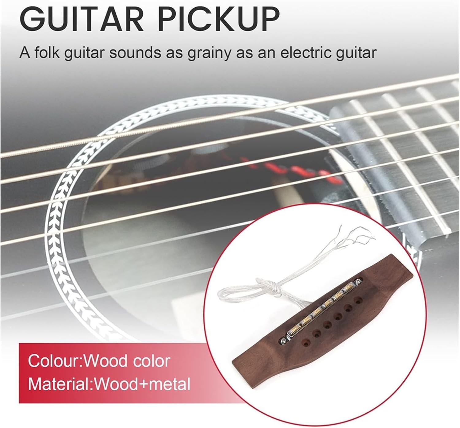 Bridge Pickup for Acoustic Guitar Instrument Accessories