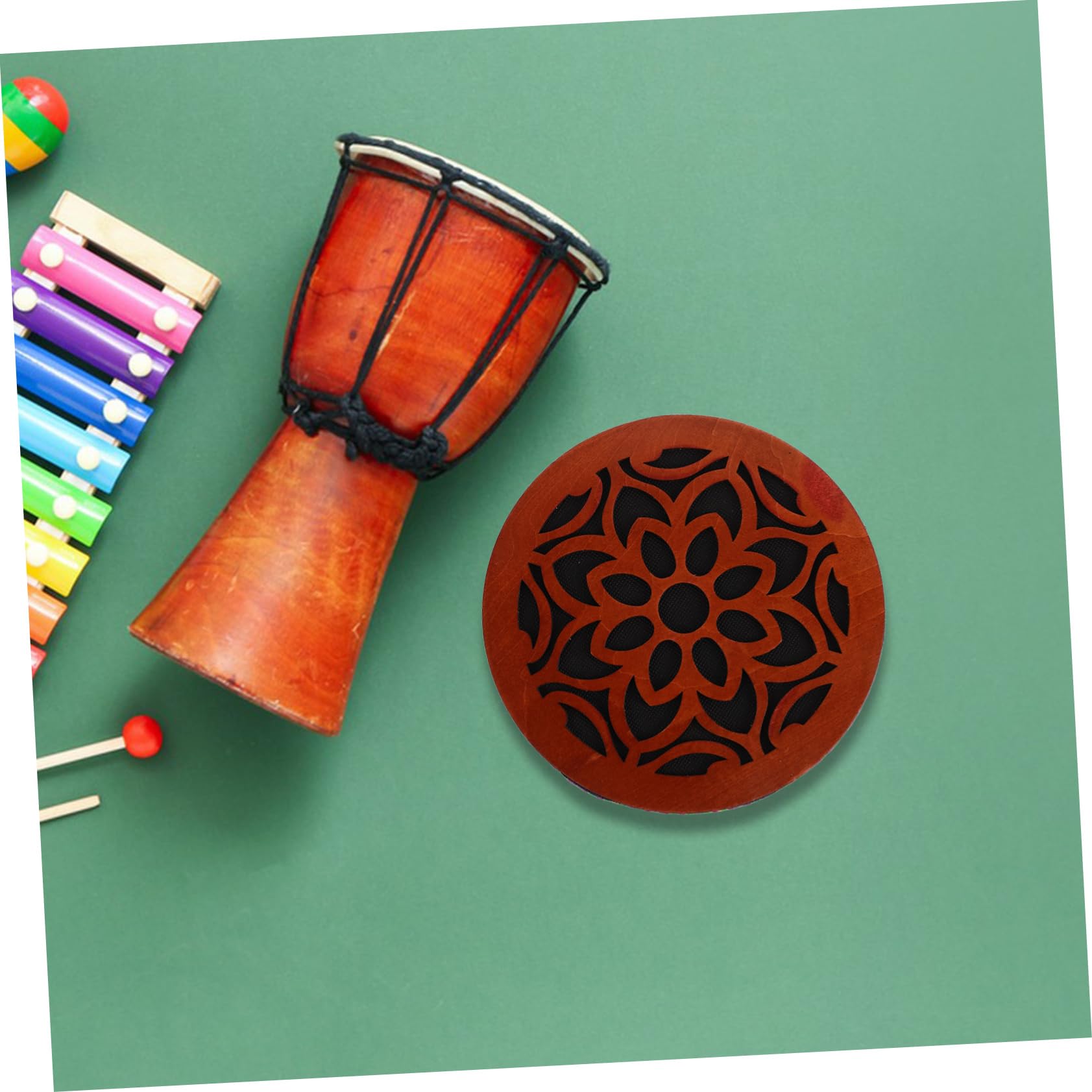 ibasenice Hand Drum Strumento Percussione Rilassanti Per e Meditazione Strumento Portatile Per e Relax