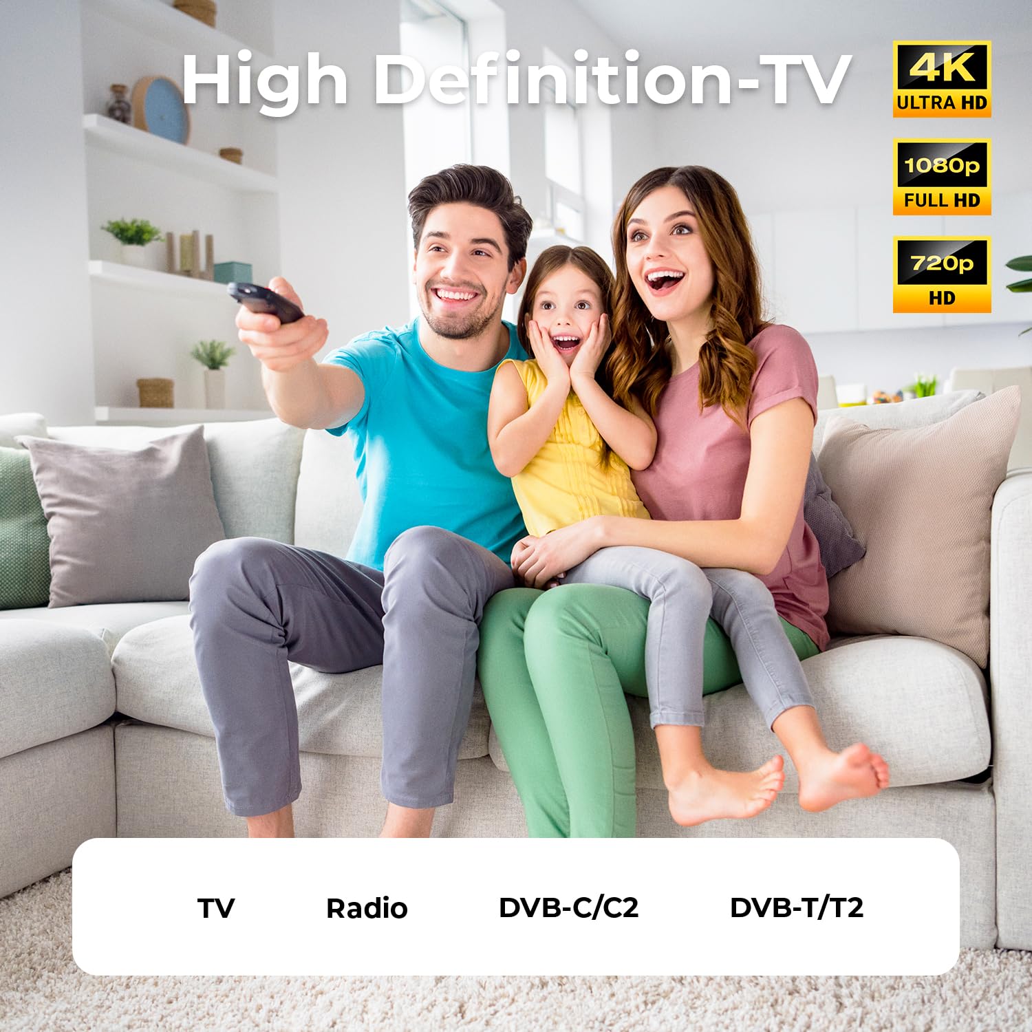 deleyCON 3,0m Kabel Antenowy TV 4K - 4K Ultra HD Full HD HDTV - 2x Kątowy - Kabel Koncentryczny - Wtyk IEC (90°) do Gniazda IEC (90°) - Metalowe Złącza - Czarny