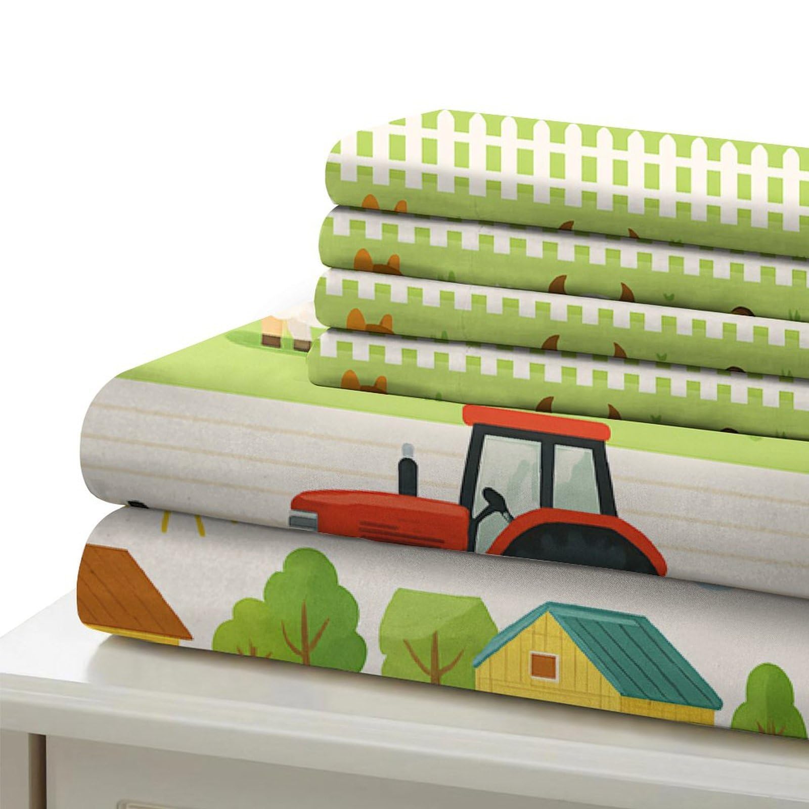 Kinder Bettwäsche Bauernhof 3D Mikrofaserset Geschenk
