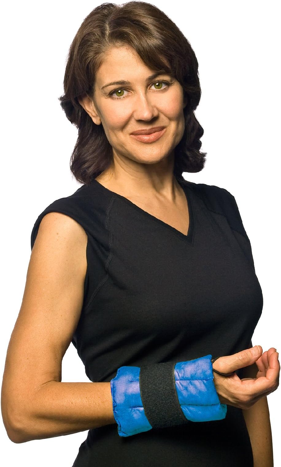 Nature Creation Wrist & Ankle Wrap - Herbal Heating Pad / Cold Pack - Hot and Cold Therapy (Blue Marble)