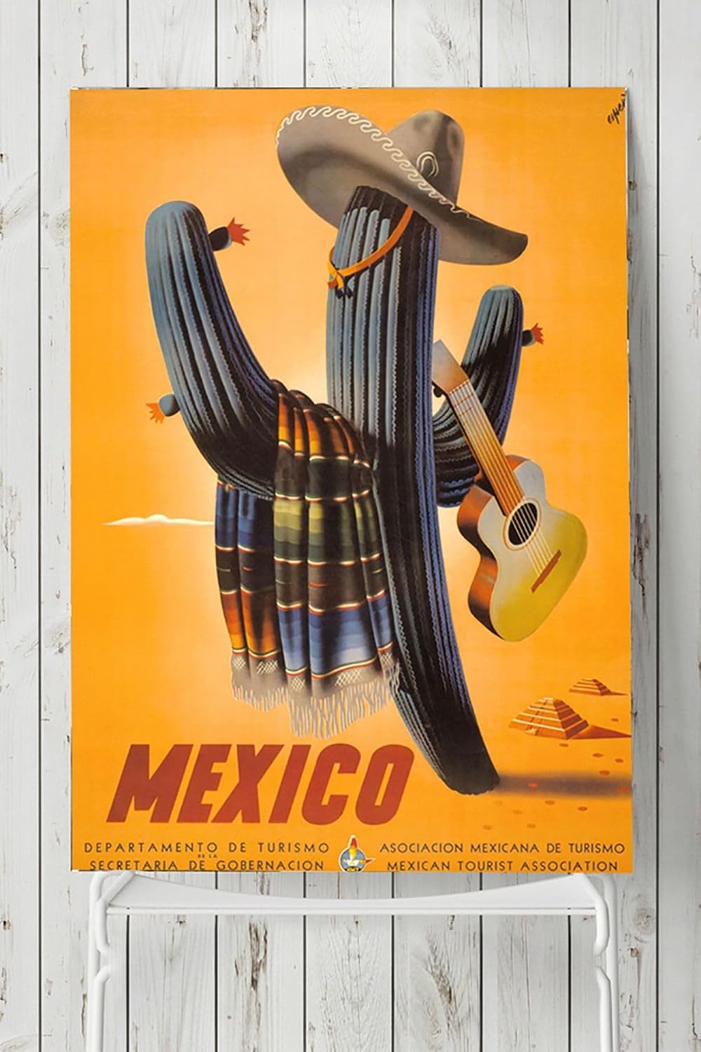 Postermanya (pster6431) Meksika Vintage Manzara Posteri 2 (70x100cm)