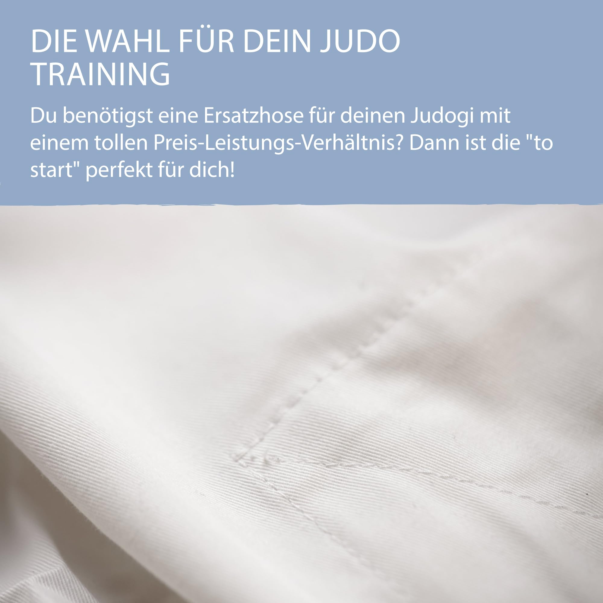 Ju-Sports Judohose to Start Weiss Kids