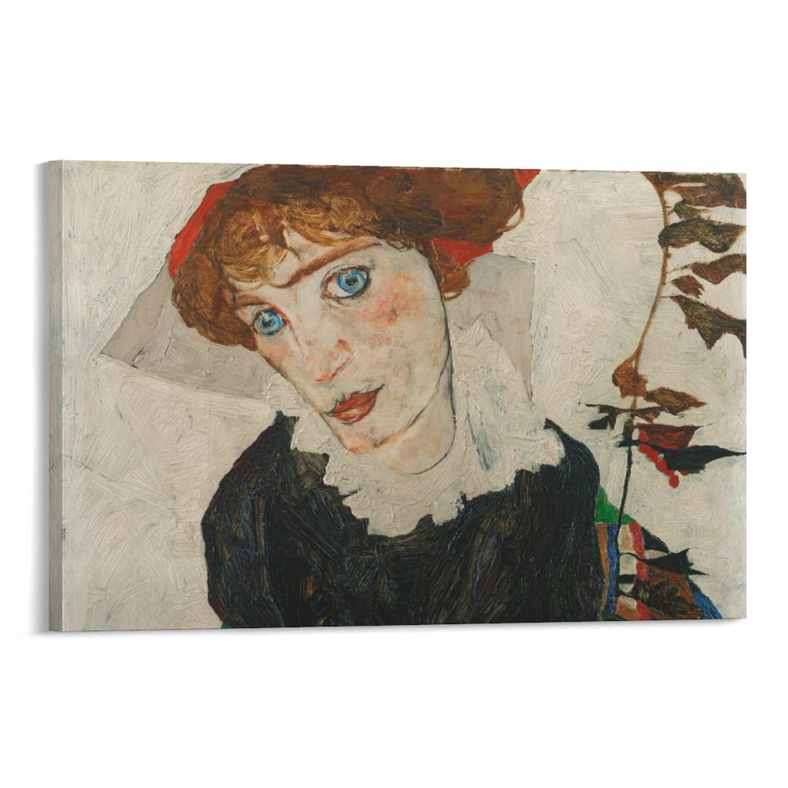 BACION Egon Schiele Portrait of Wally Canvas Wall Art, Pictures for Living Room And Bedroom, Oil Paintings Reproduction, Prints for Special Occasions โ image 1