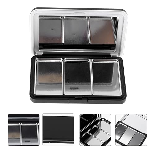 1pc Blush Storage Box Refillable Blusher Container Eyeshadow Container Travel Makeup Plate Makeup Supplies Eyeshadow Case Diy Blusher Container Refillable Lipstick Container