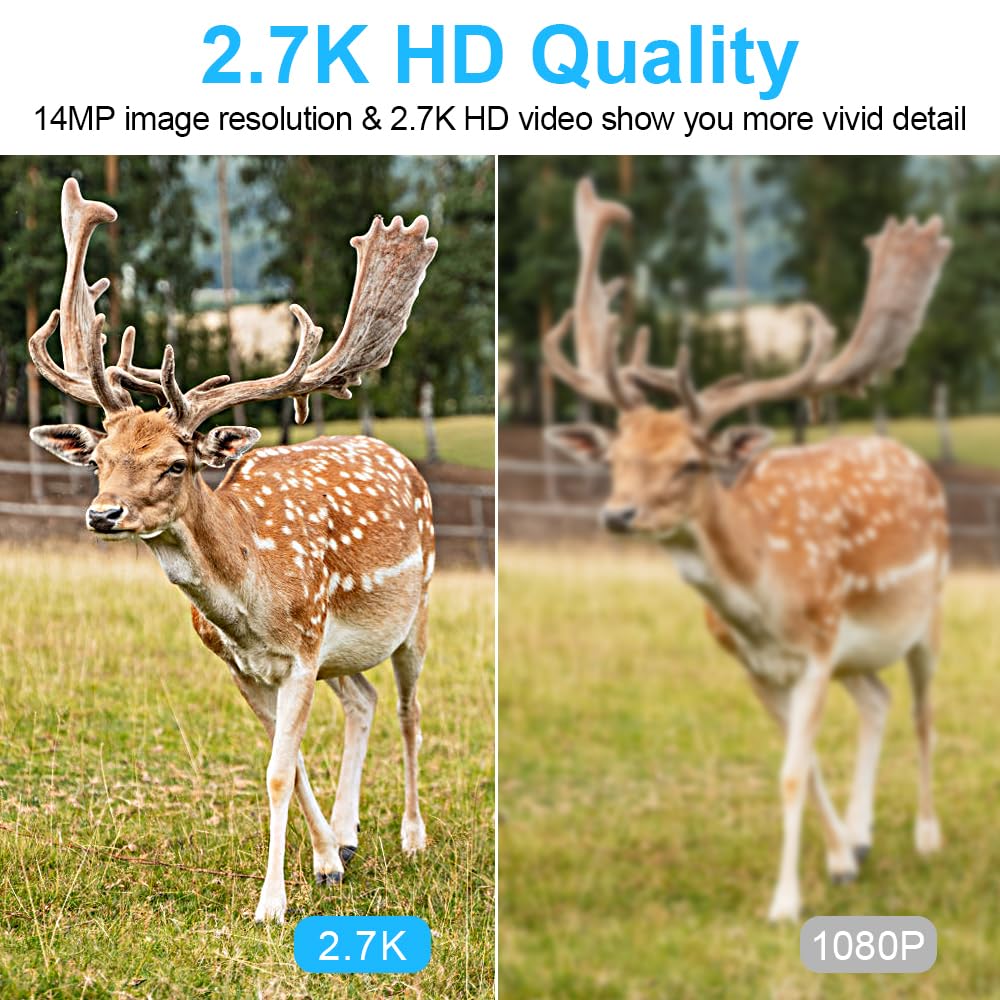 TKSTAR Wildkamera Bewegungsmelder Nachtsicht Wild-Tier-Kamera/Handyübertragung LTE 4G SIM-Karte LIVE APP/Trail Jagd Outdoor Fotofalle Wildlife 6 x starker Akku Speicherkarten-Slot (Braun/Grün)