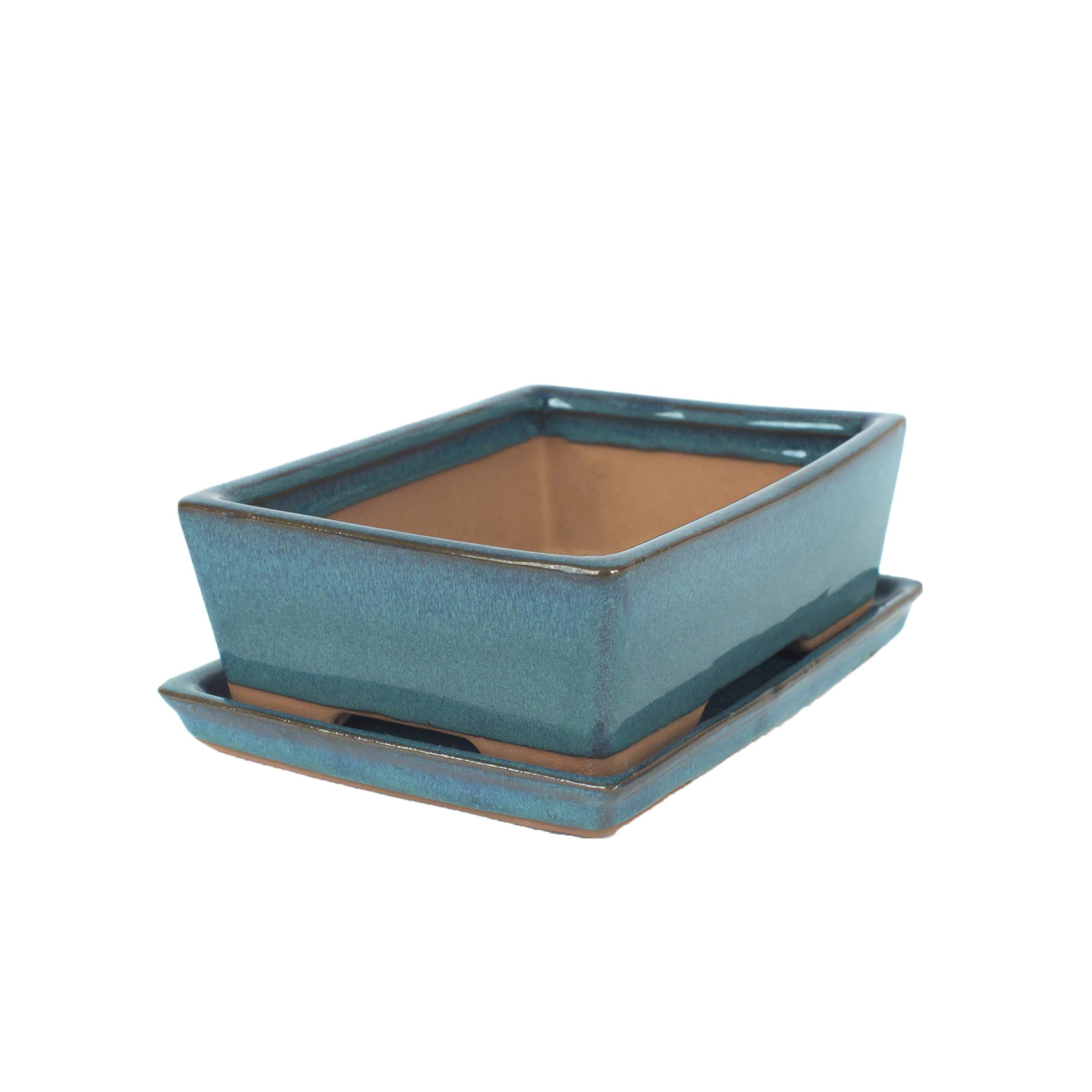 Baq Design Lava Relic Jade ovale bloempot binnen 38x24x19 cm