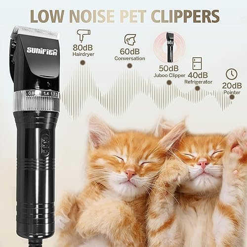 Miniatura 6 de Cortapelos profesionales para el cuidado de perros para pelaje grueso, tijeras de oveja para perros con pelo grueso, cortaúñas para mascotas para