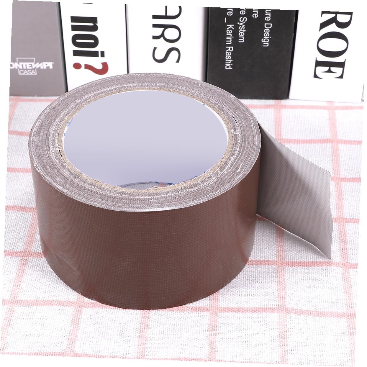 EXCEART 2 Rolls Brown Waterproof Duct Tape, 2.36 Inches X 59 Feet, Heavy Duty Cloth Tape for Carpet Joining, Sealing, Repairs, and DIY Projects