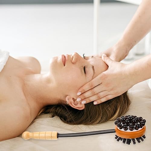 Miniatura 8 de Bendable Wooden Back Hammer Handheld Massage Hammer for Neck and Shoulder Relief at Home and Travel