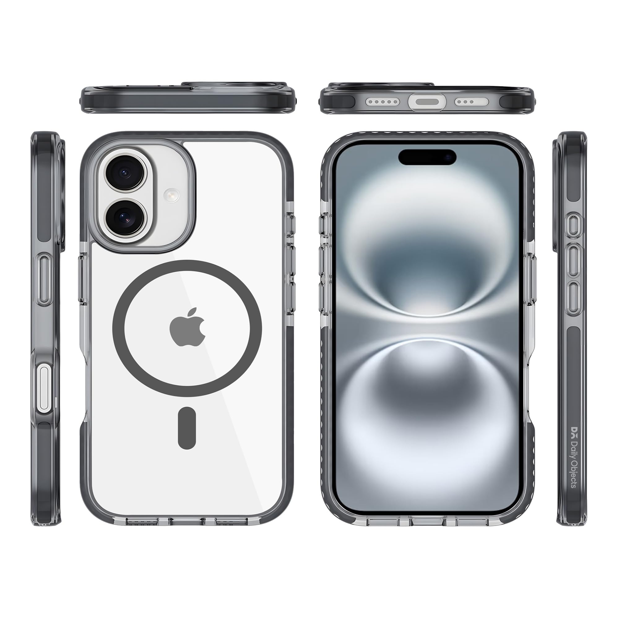 DailyObjects Stride Clear 2.0 Magnetic Case Cover Compatible with iPhone 17 | Wireless Charging Slim Back Cover | 2 Layer Edge Protection & Shockproof — Amazon image 7