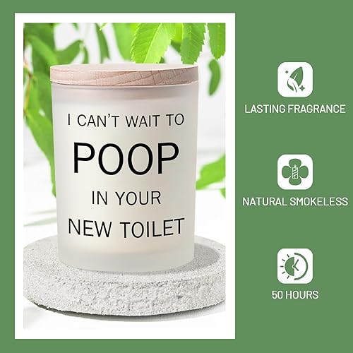 Miniatura 2 de Regalos de inauguración de la casa, regalos divertidos de inauguración de la casa para el nuevo hogar, apartamento, decoración de baño, velas