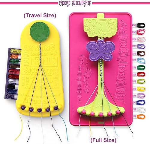 Miniatura 5 de Choose Friendship My Ultimate Friendship - Kit de pulsera para hacer pulseras 56 hilos precortados tamaño completo kit de fabricación de pulseras