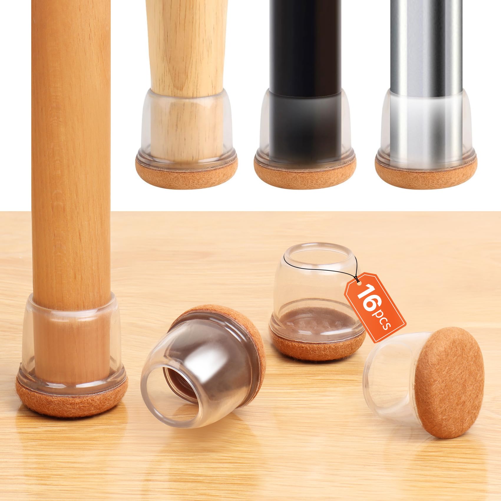Protège-pied de chaise en silicone pour stopper les rayures de meubles fins