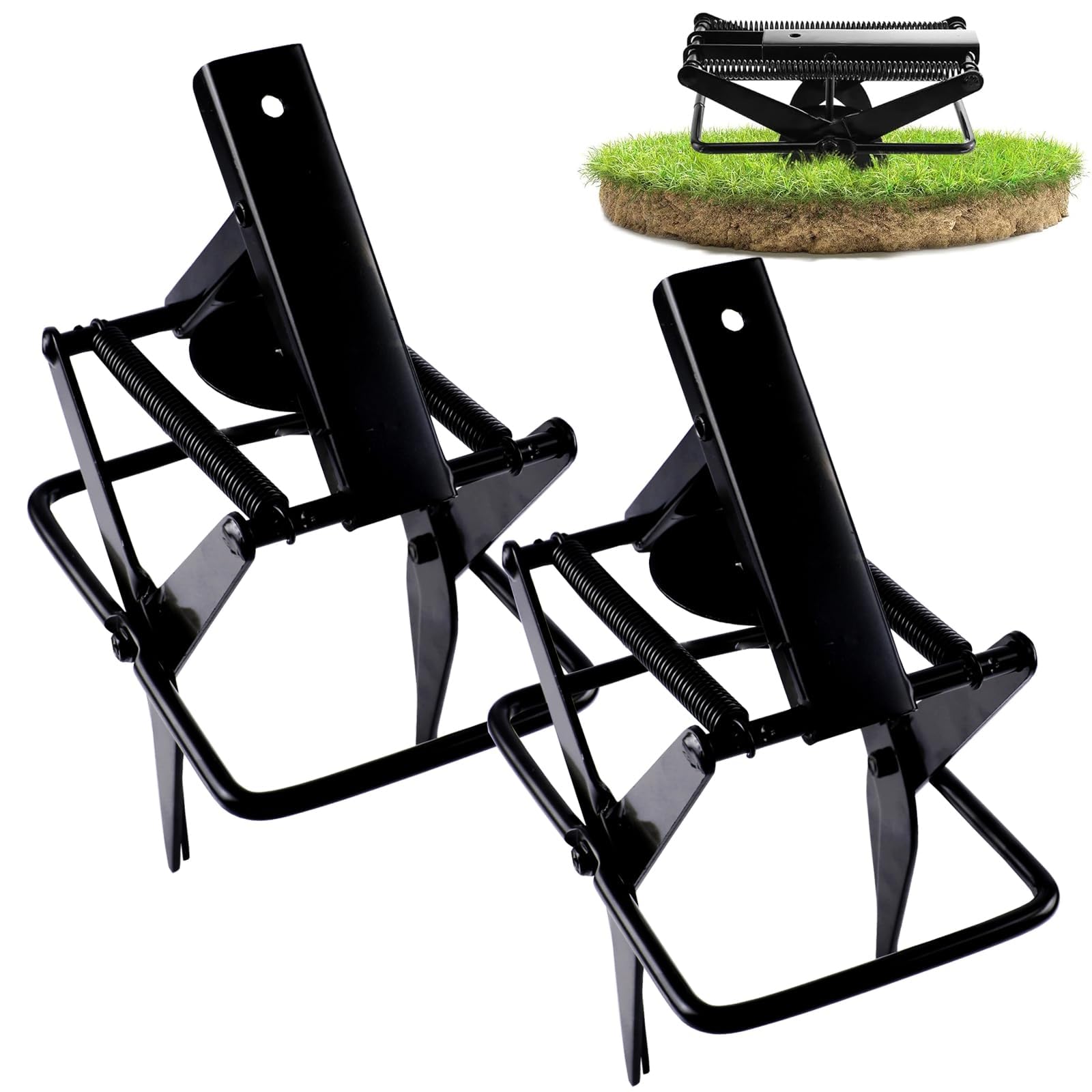 IVhomeshop 2 Pack Mole Trap, Mole Scissor Trap Gopher Trap Mechanical Eliminator with Quick Scissors for Lawns & Gardens, Commercial Grade